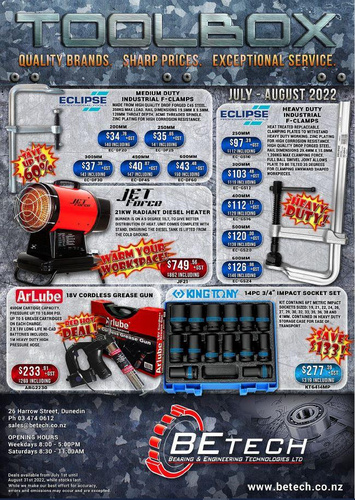 Toolbox flyer July-August