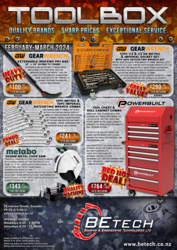Toolbox flyer out now!